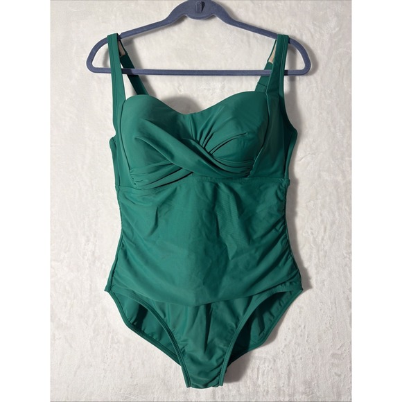 Kona Sol Other - Kona Sol One Piece Swimsuit Green Women's Size XL 16 Beach Resort